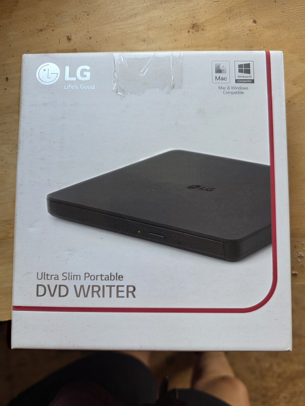 LG Ultra Slim Portable DVD Writer - Black